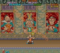 une photo d'Ã©cran de Tiger Road sur Arcade